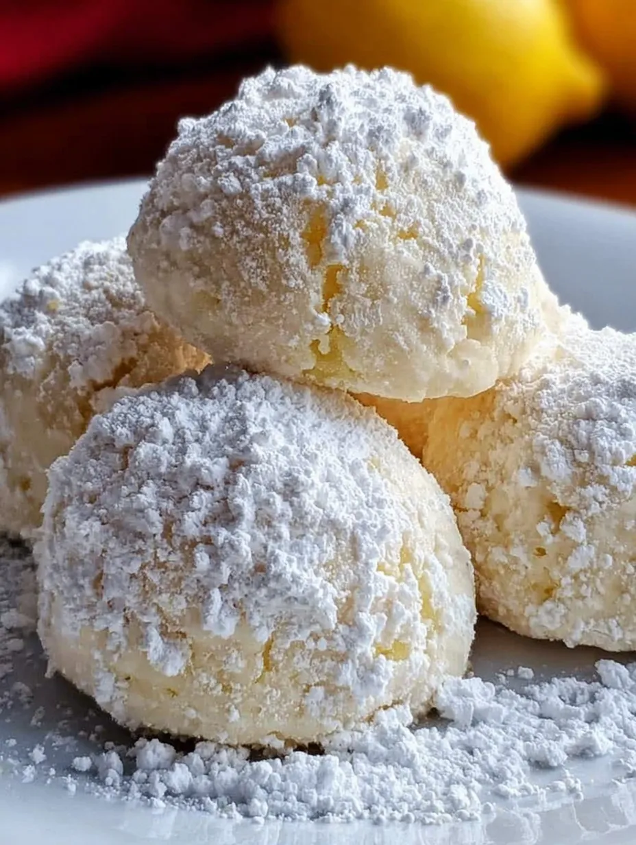 No Eggs, Just Butter: The Secret to Delicate Lemon Snowballs